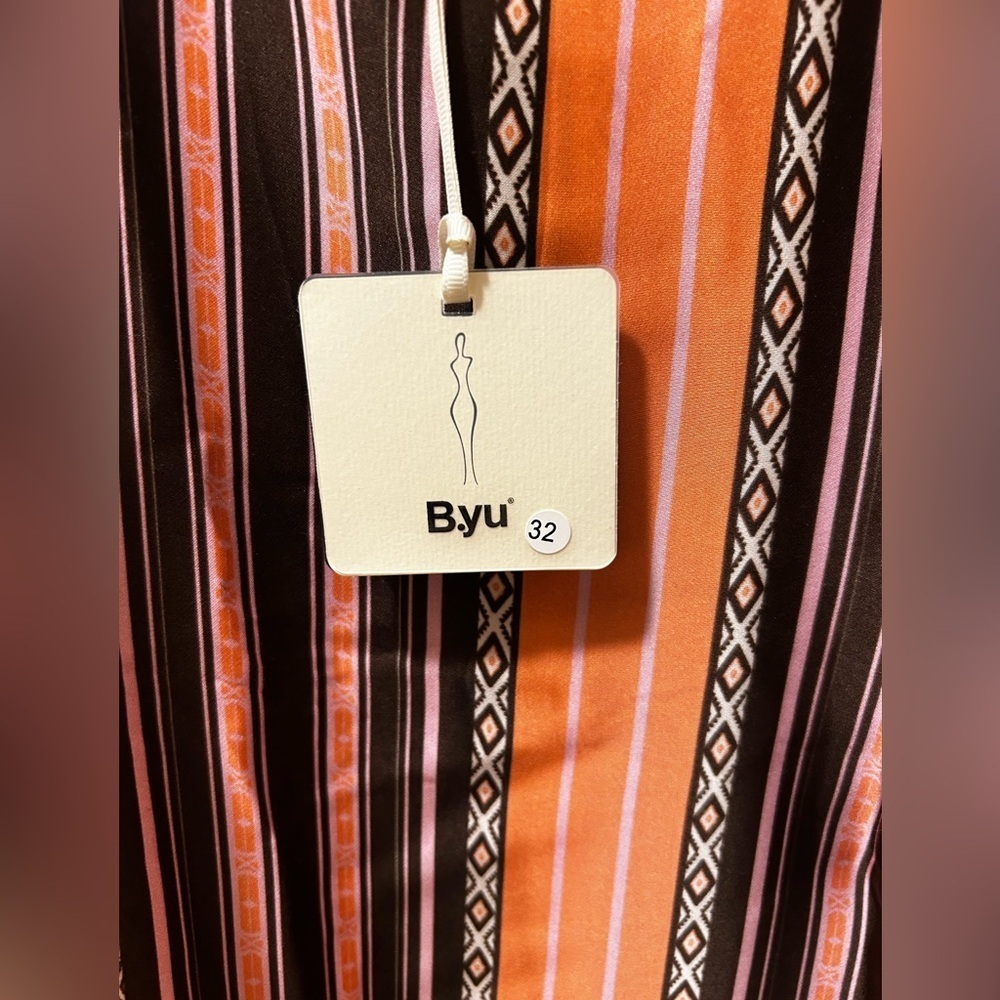NWT Striped Sleeveless Maxi Dress-Made in Italy-Size M - Picture 7 of 9